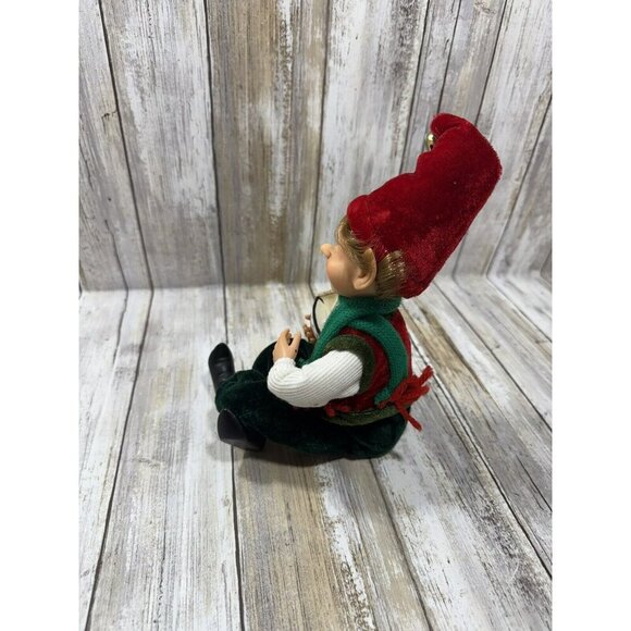 Celebrate It Treasured Darling Toymaker Elf With A Boat Karen Didion Style - Picture 4 of 9